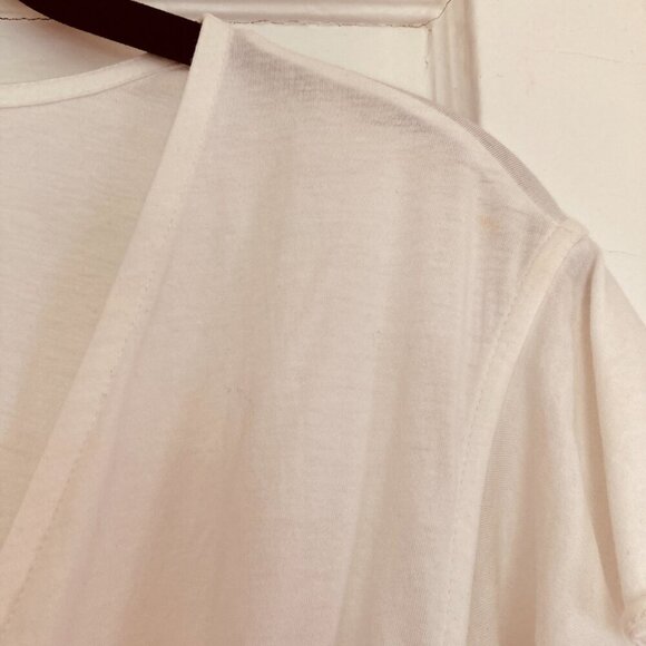 J Crew White Wrap Tie Top - New Without Tags - Picture 4 of 5